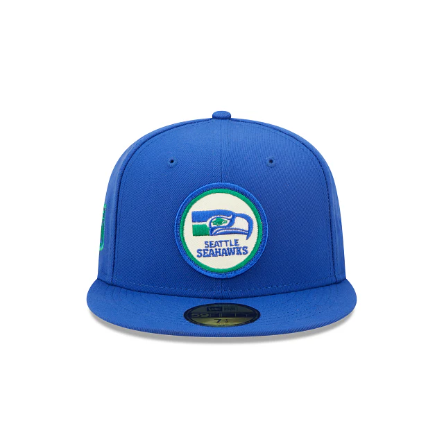 New Era Seattle Seahawks 2022 Sideline Historic 59FIFTY Fitted Hat - Image 2