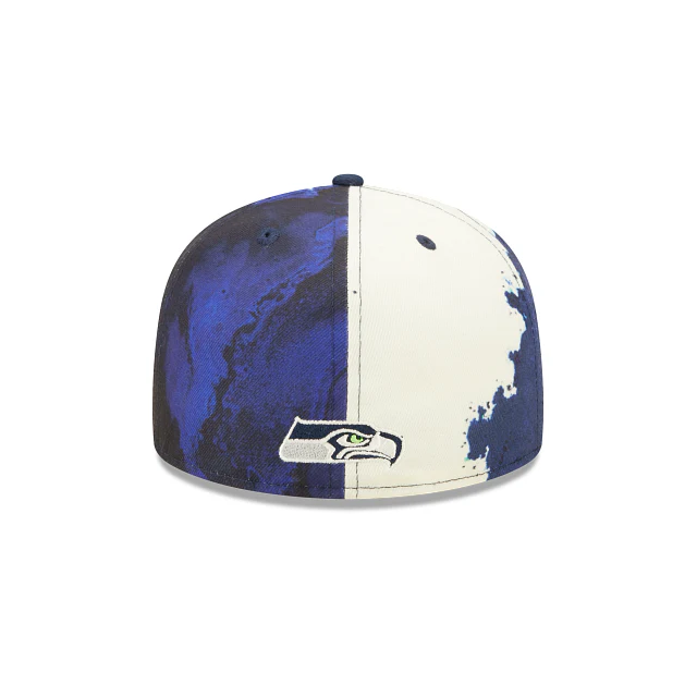 New Era Seattle Seahawks 2022 Sideline Ink Dye 59FIFTY Fitted Hat - Image 6