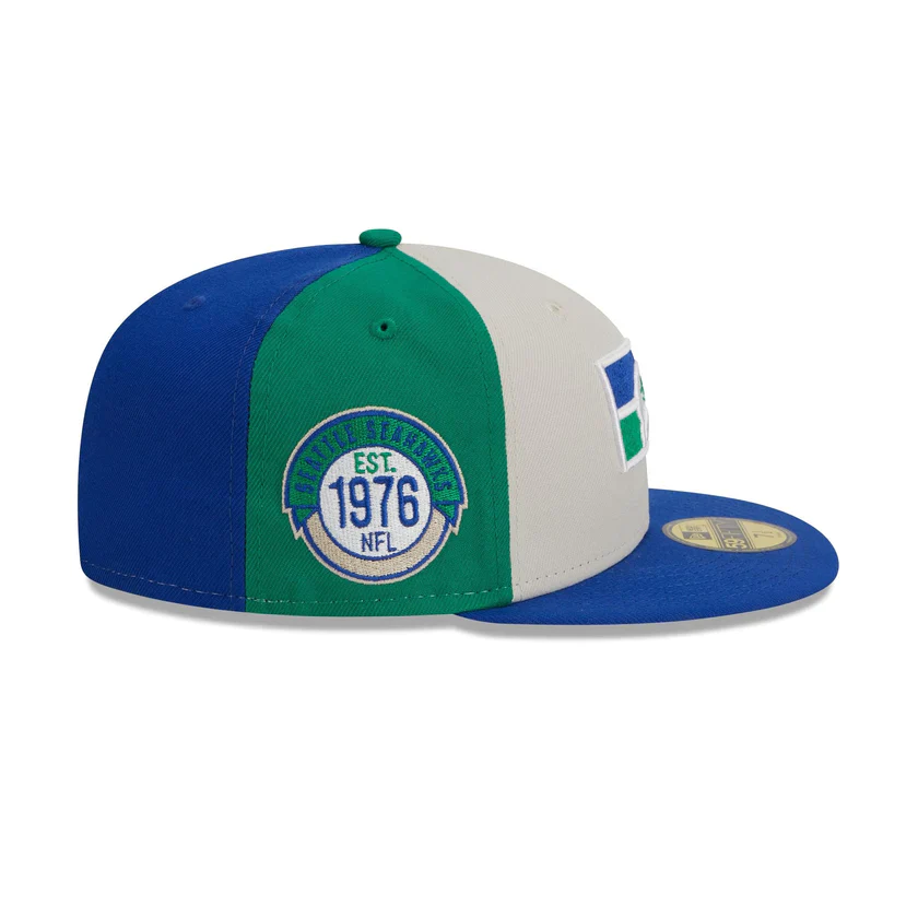 New Era Seattle Seahawks 2023 Sideline Historic 59FIFTY Fitted Hat - Image 5