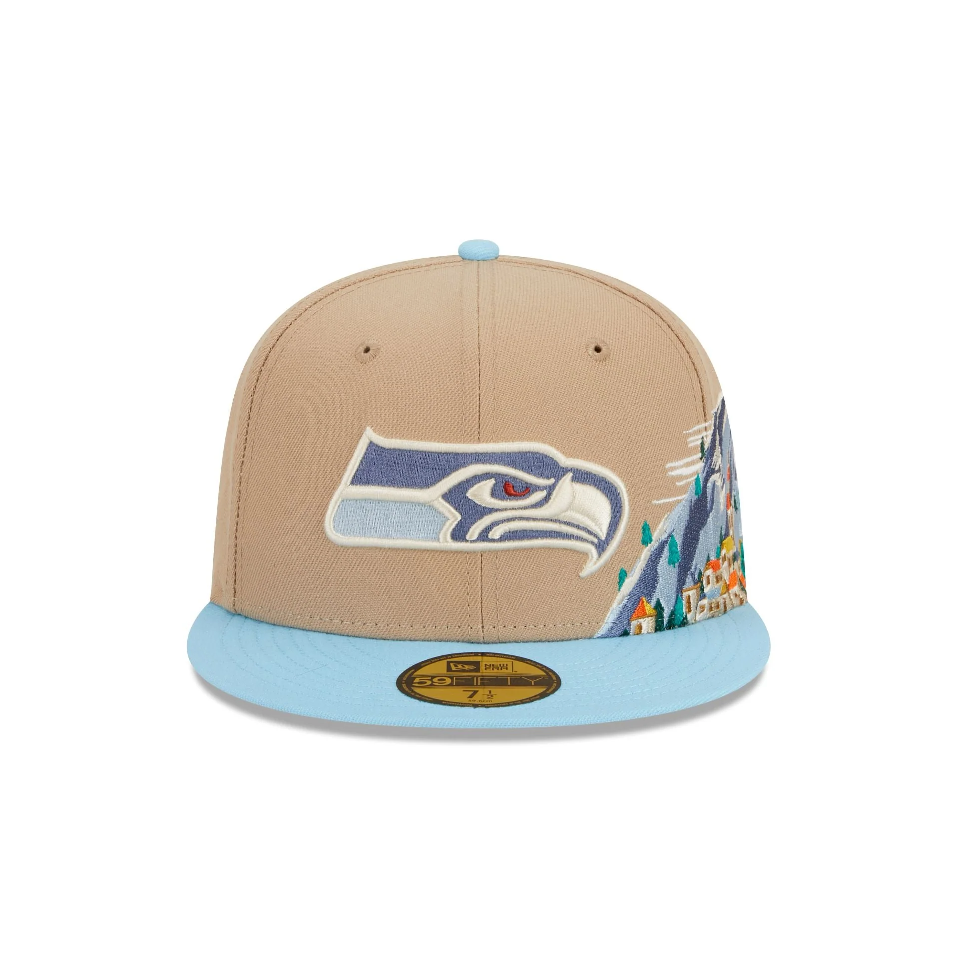 New Era Seattle Seahawks Snowcapped 2023 59FIFTY Fitted Hat - Image 2