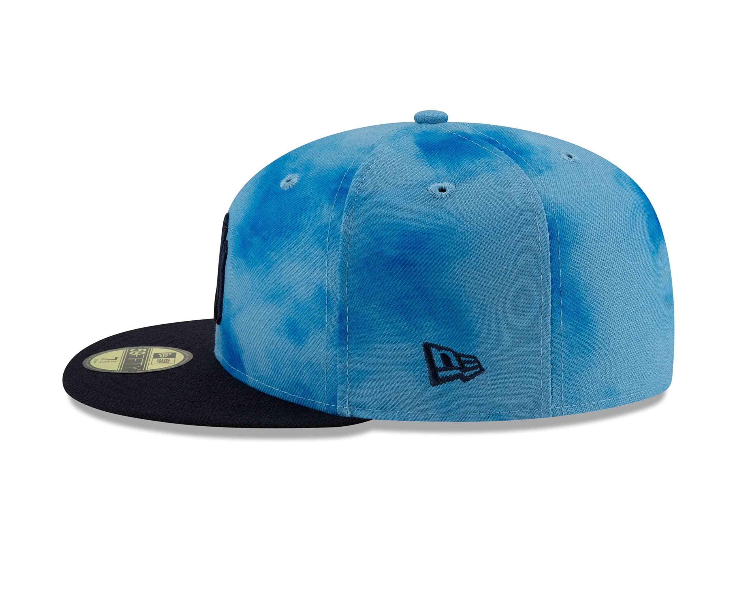 New Era Sky Blue New York Yankees On-Field 59FIFTY Fitted Hat - Image 3