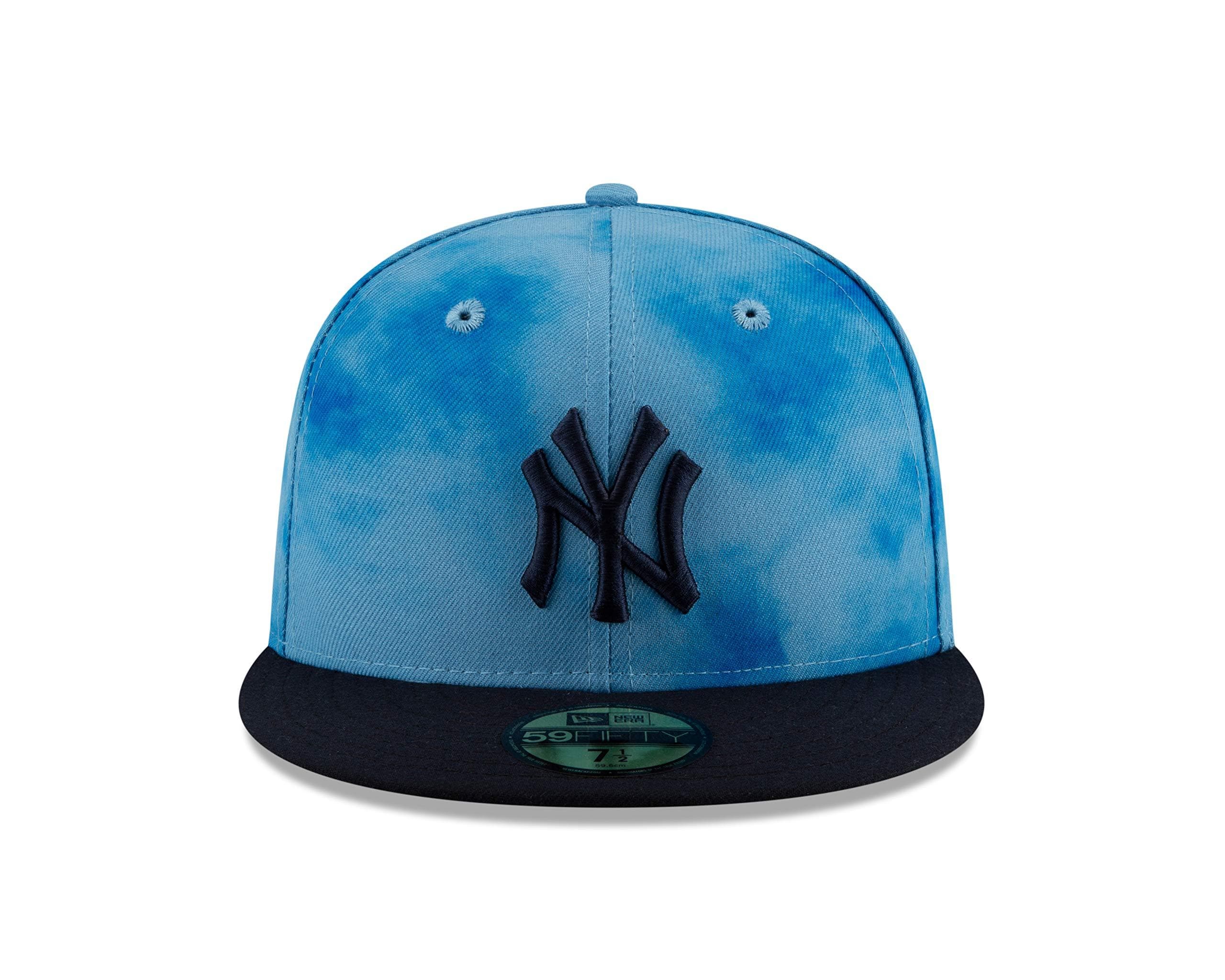 New Era Sky Blue New York Yankees On-Field 59FIFTY Fitted Hat - Image 4