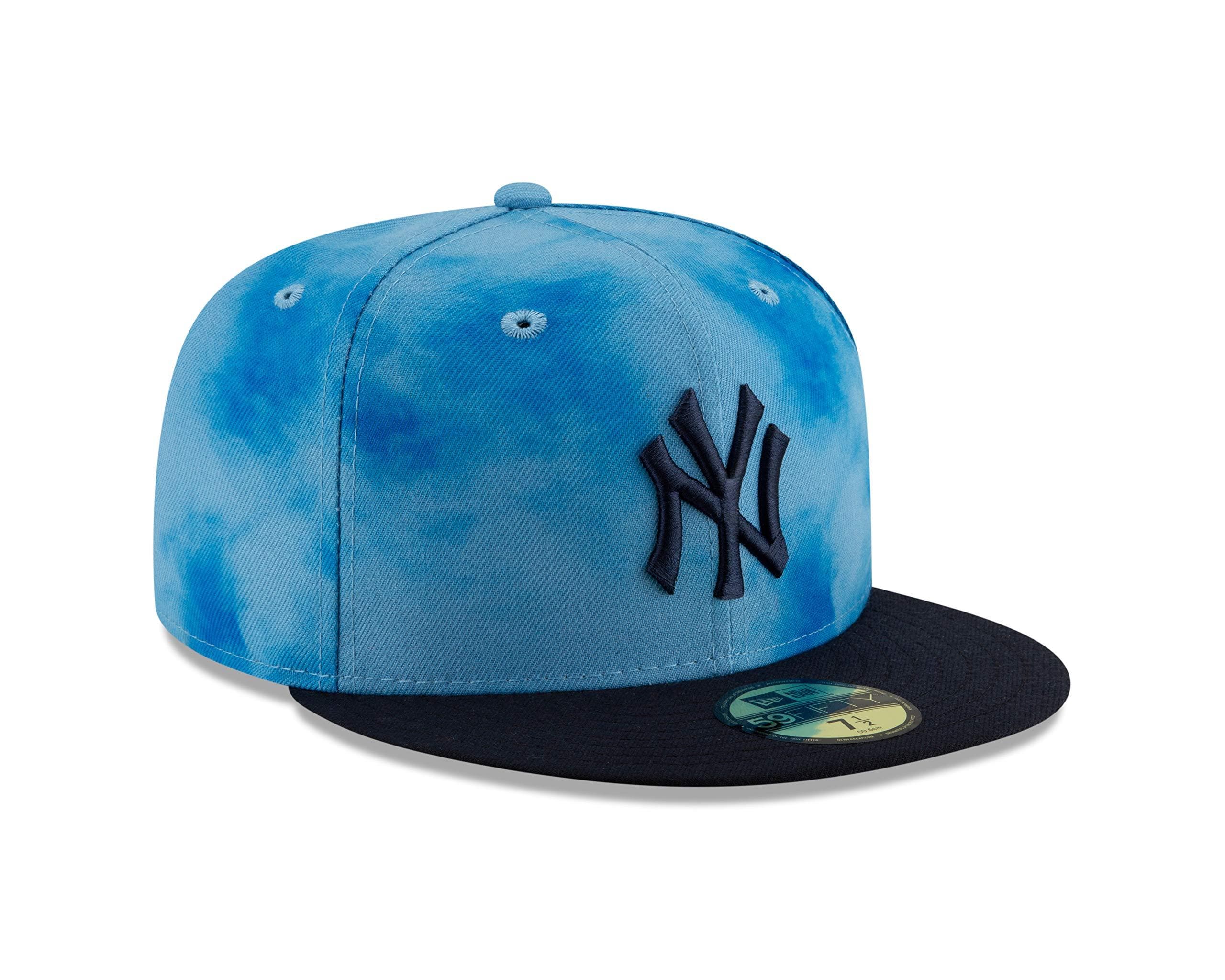 New Era Sky Blue New York Yankees On-Field 59FIFTY Fitted Hat - Image 5