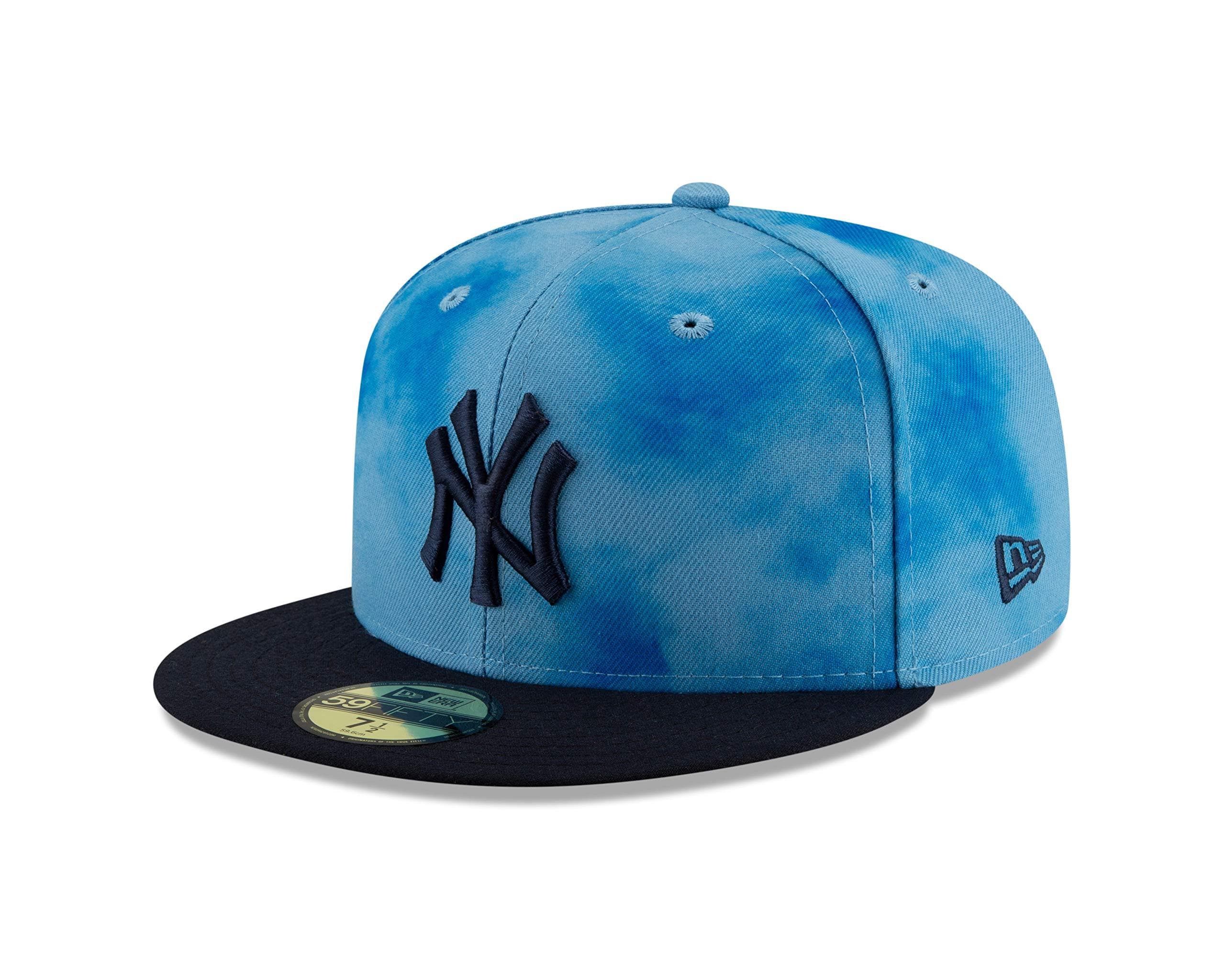 New Era Sky Blue New York Yankees On-Field 59FIFTY Fitted Hat - Image 6