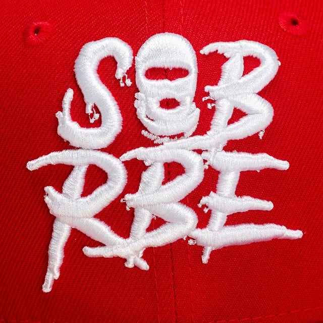 New Era SOB X RBE Red Hip Hop 59FIFTY Fitted Hat - Image 4