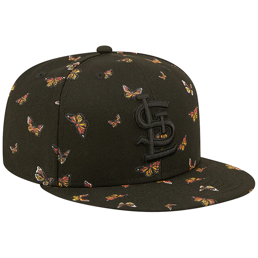 New Era St. Louis Cardinals Black Flutter 59FIFTY Fitted Hat - Image 4