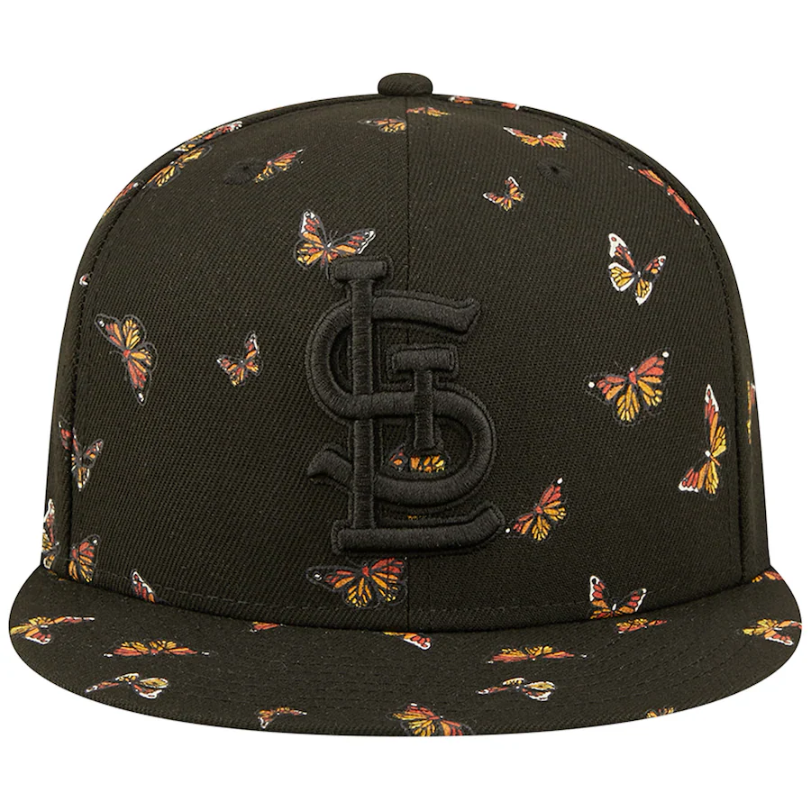 New Era St. Louis Cardinals Black Flutter 59FIFTY Fitted Hat - Image 5