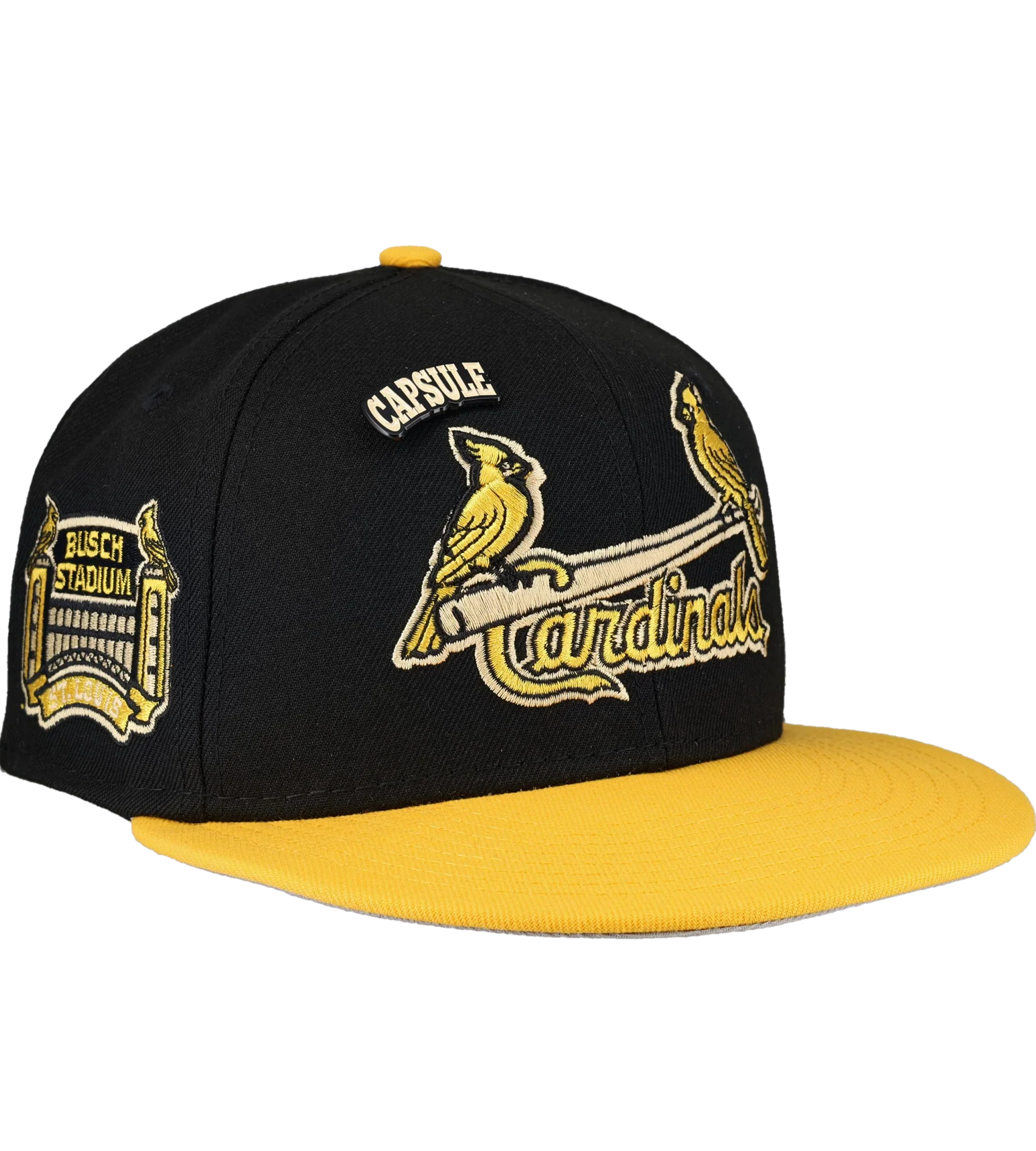New Era St. Louis Cardinals Colors in Cream 2.0 Collection Busch Stadium 59FIFTY Fitted Hat