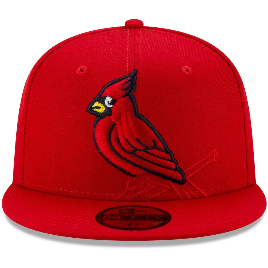 New Era St. Louis Cardinals Red Logo Elements 59FIFTY Fitted Hat - Image 2