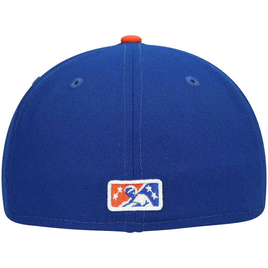 New Era St. Lucie Mets Blue Authentic Collection Team Home 59FIFTY Fitted Hat - Image 4