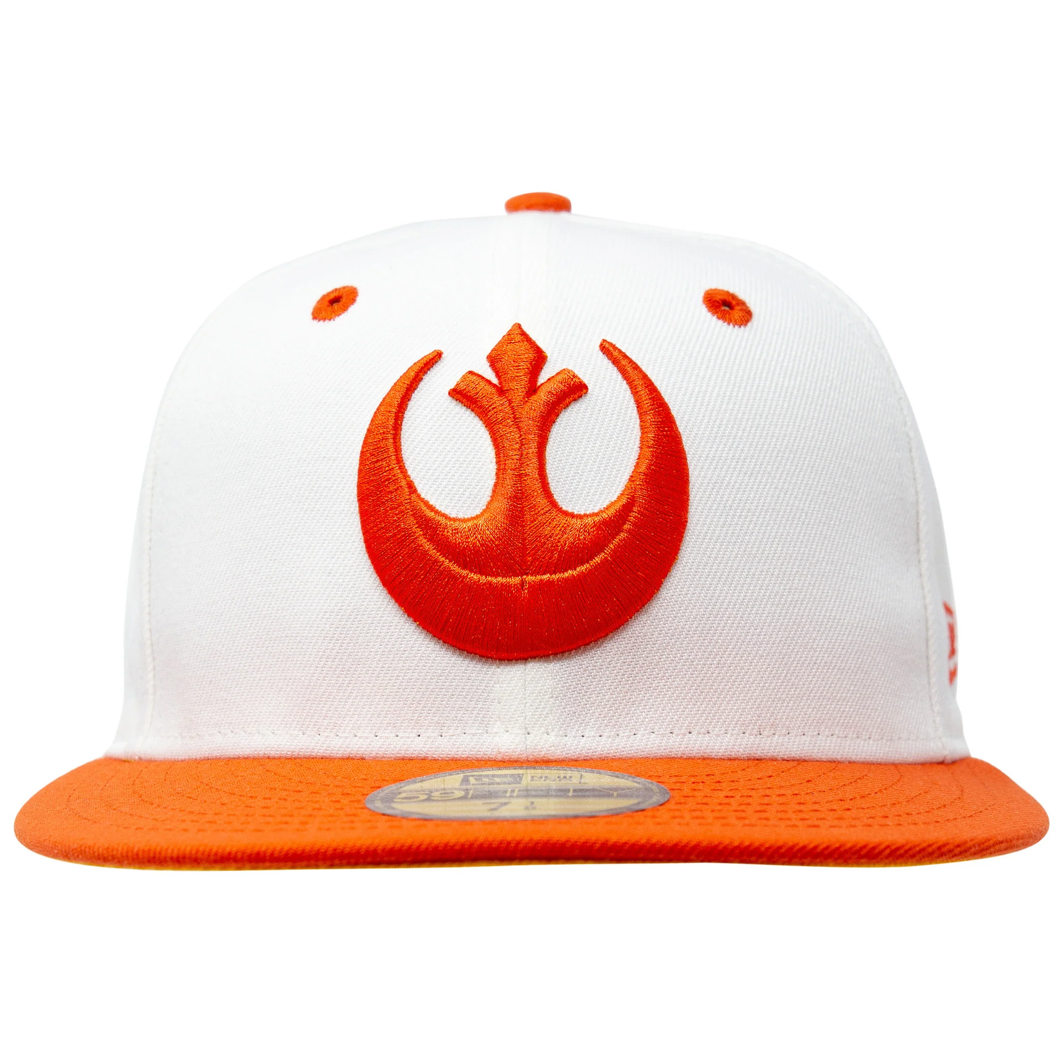 New Era Star Wars Rebel Fighter White/Orange 59Fifty Fitted Hat - Image 2