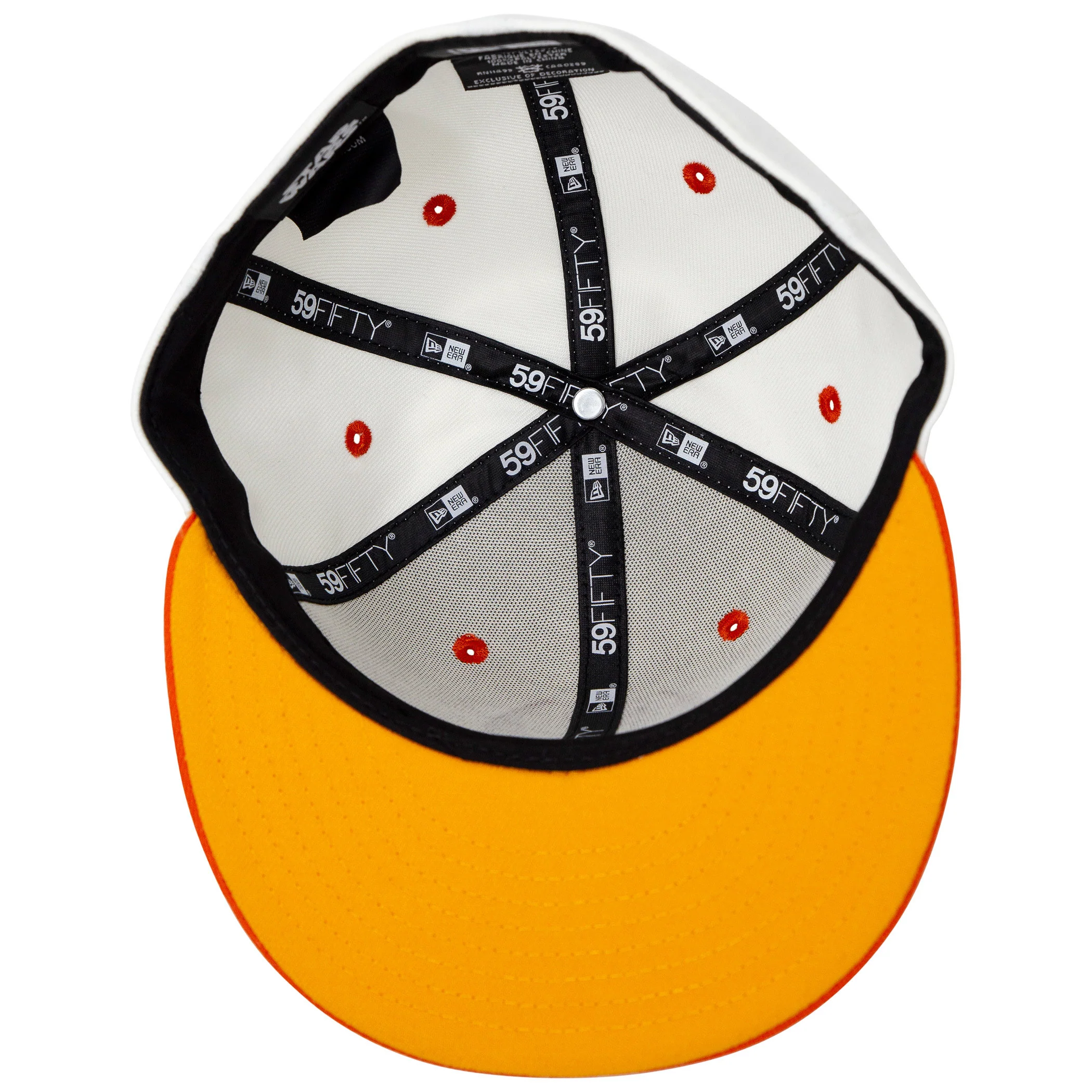 New Era Star Wars Rebel Fighter White/Orange 59Fifty Fitted Hat - Image 5