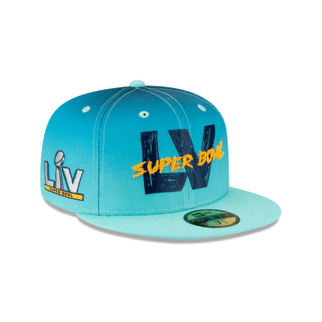 New Era Superbowl LV (Blue) 59FIFTY Fitted Hat - Image 3