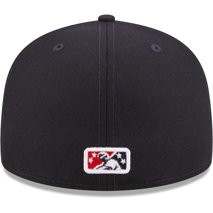 New Era Tacoma Rainiers Navy/Red Authentic Collection 59FIFTY Fitted Hat - Image 3