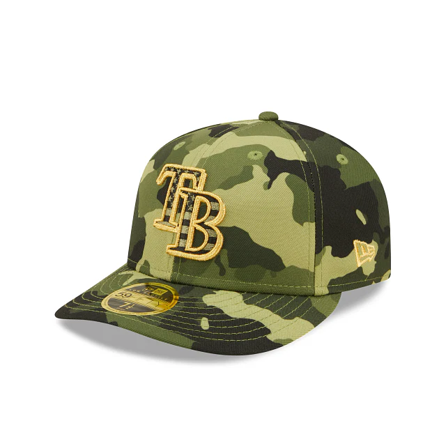 New Era  Tampa Bay Rays 2022 Armed Forces Day Low Profile 59FIFTY Fitted Hat - Image 2