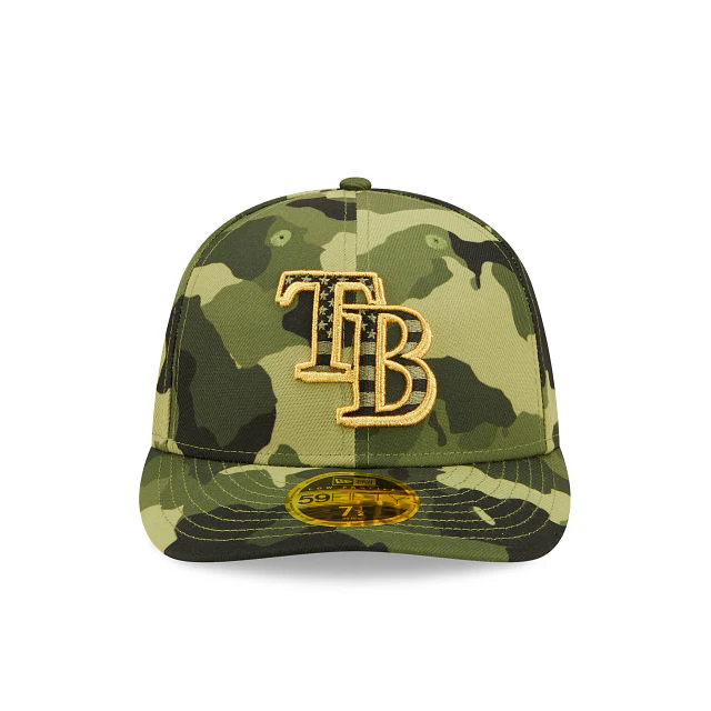 New Era  Tampa Bay Rays 2022 Armed Forces Day Low Profile 59FIFTY Fitted Hat - Image 3
