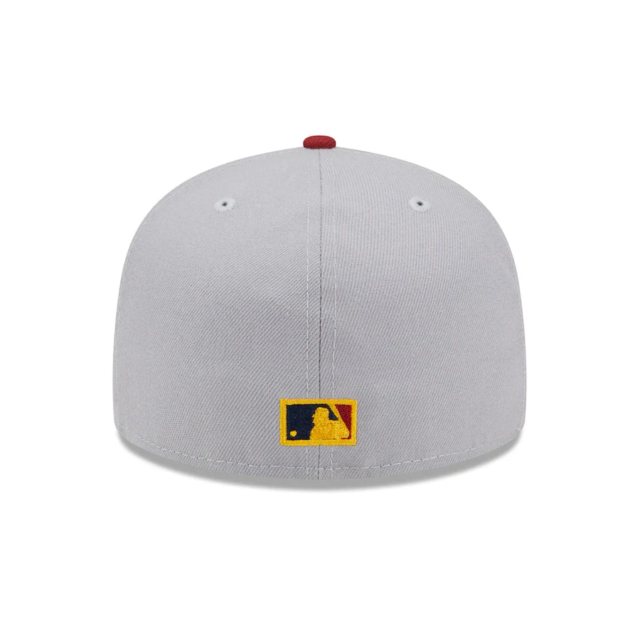 New Era Tampa Bay Rays Gray/Red Navy Undervisor 59FIFTY Fitted Hat - Image 3