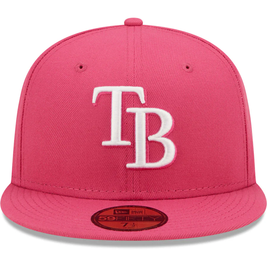 New Era Tampa Bay Rays Hot Pink 59FIFTY Fitted Hat - Image 5