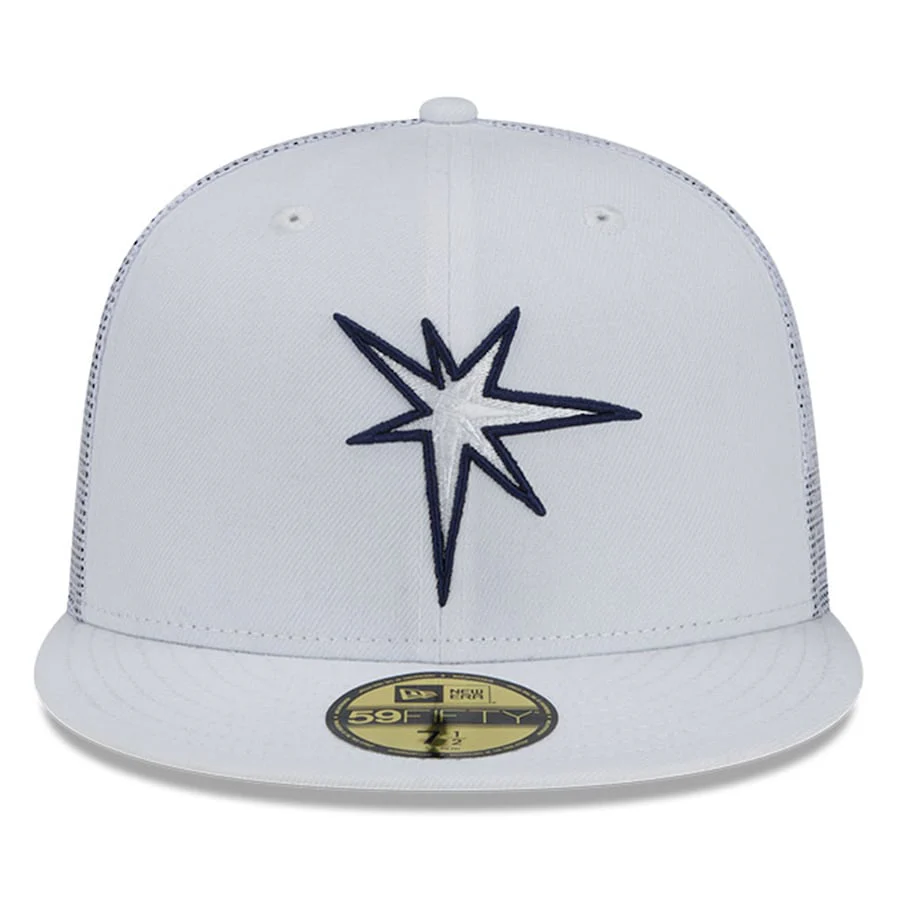 New Era Tampa Bay Rays White 2022 Batting Practice 59FIFTY Fitted Hat - Image 5