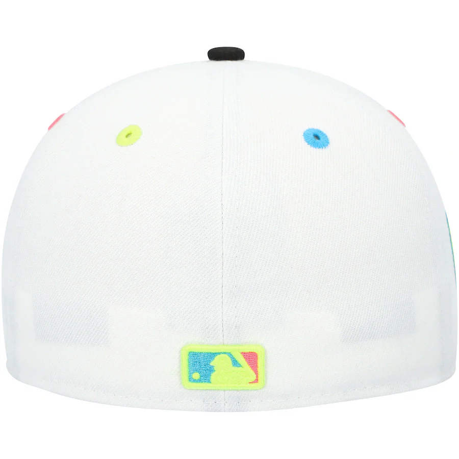 New Era Tampa Bay Rays White Neon Eye 59FIFTY Fitted Hat - Image 3