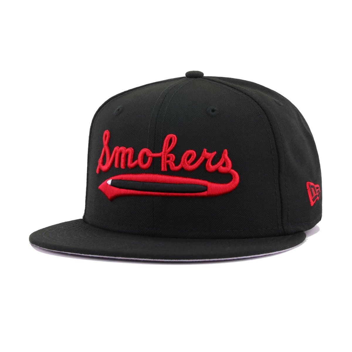 New Era Tampa Smokers Black/Red 59Fifty Fitted Hat - Image 6
