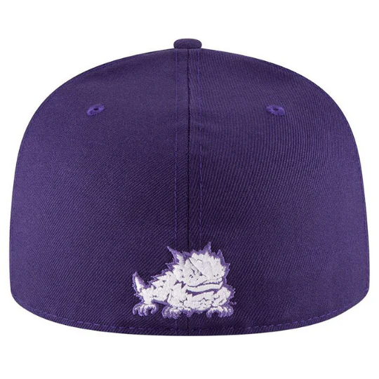 New Era TCU Horned Frogs Purple 59Fifty Fitted Hat - Image 6