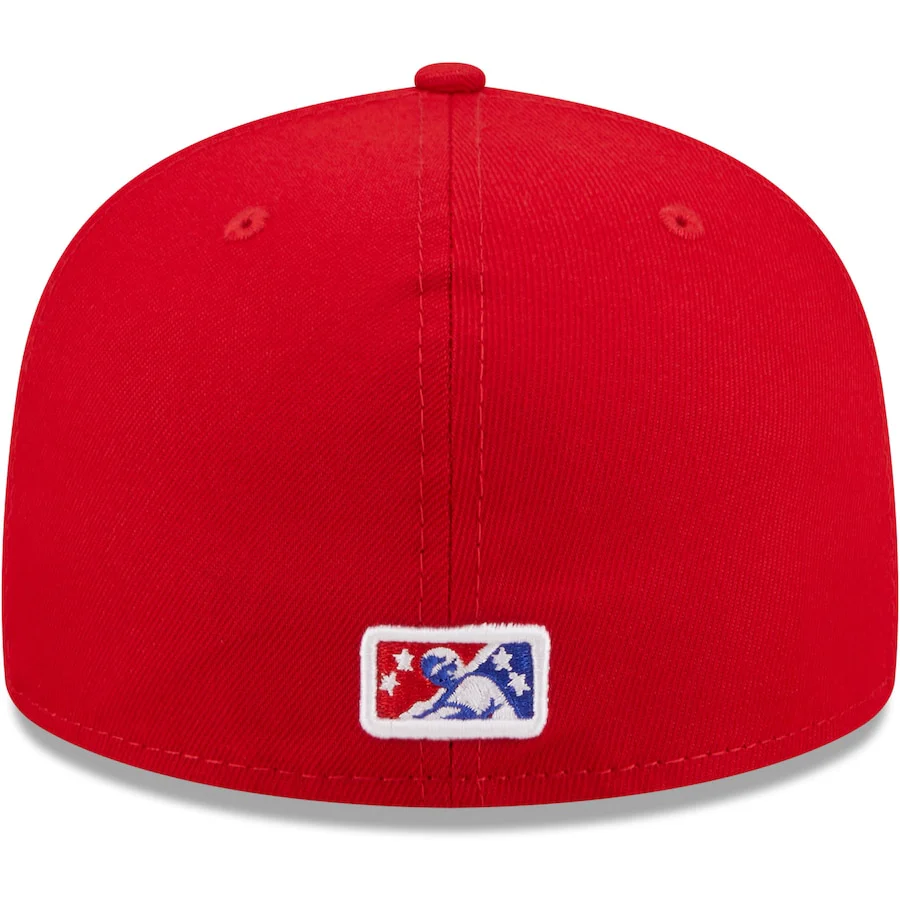 New Era Tennessee Smokies Red Authentic Collection 59FIFTY Fitted Hat - Image 3