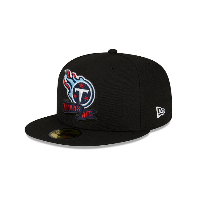 New Era Tennessee Titans 2022 Sideline Black 59FIFTY Fitted Hat - Image 3