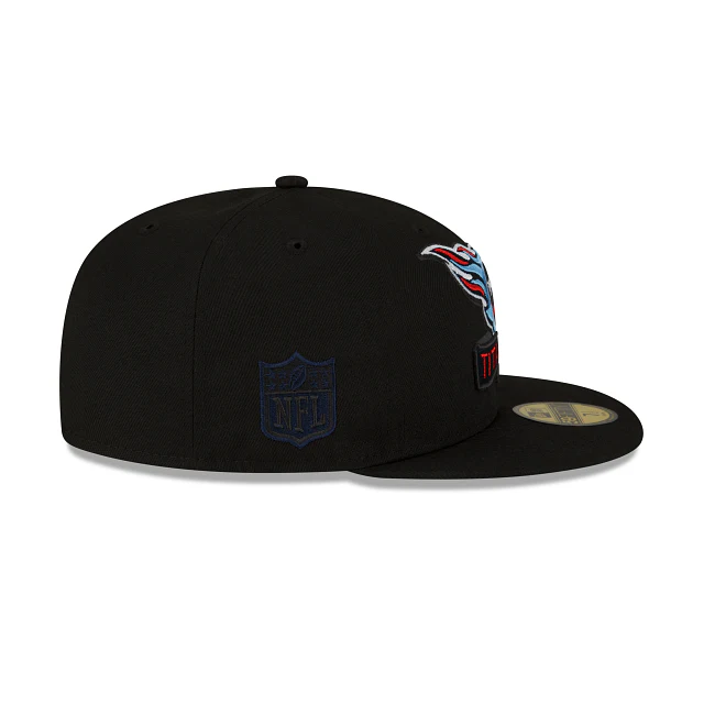 New Era Tennessee Titans 2022 Sideline Black 59FIFTY Fitted Hat - Image 4