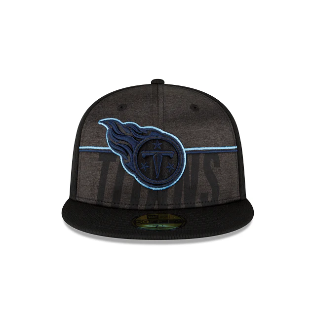New Era Tennessee Titans 2023 Training Black 59FIFTY Fitted Hat - Image 2