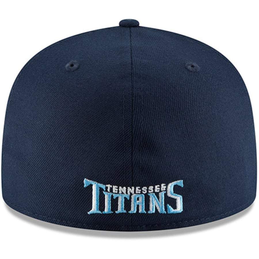 New Era Tennessee Titans Navy Omaha 59FIFTY Fitted Hat - Image 3