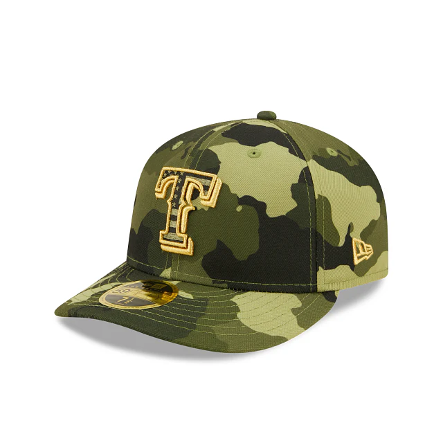 New Era  Texas Rangers 2022 Armed Forces Day Low Profile 59FIFTY Fitted Hat - Image 2