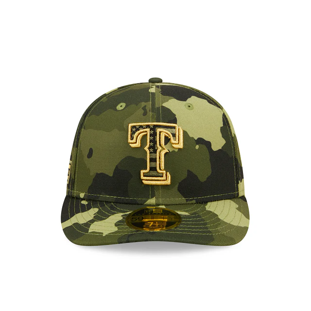 New Era  Texas Rangers 2022 Armed Forces Day Low Profile 59FIFTY Fitted Hat - Image 3
