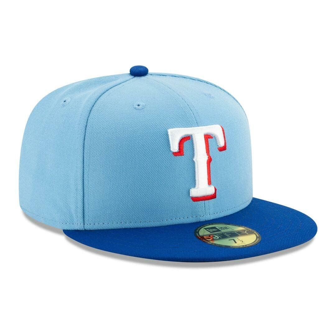 New Era Texas Rangers Alternate Baby Blue 59Fifty Fitted Hat - Image 3