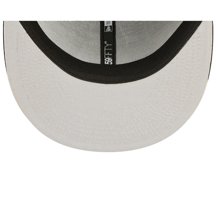 New Era Texas Rangers Black Team Logo 59FIFTY Fitted Hat - Image 2