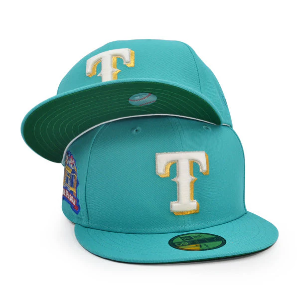 New Era Texas Rangers Final Season Teal 59FIFTY Fitted Hat - Image 2
