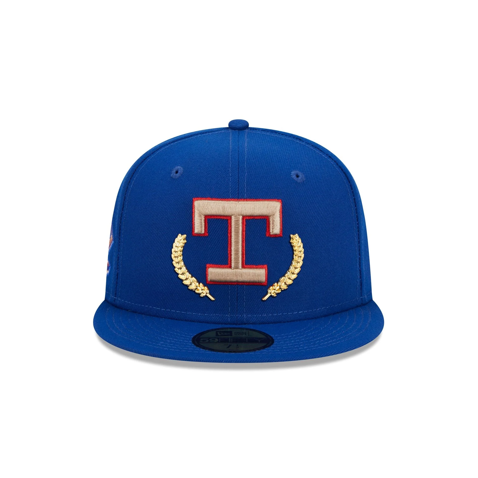 New Era Texas Rangers Gold Leaf 2023 59FIFTY Fitted Hat - Image 2