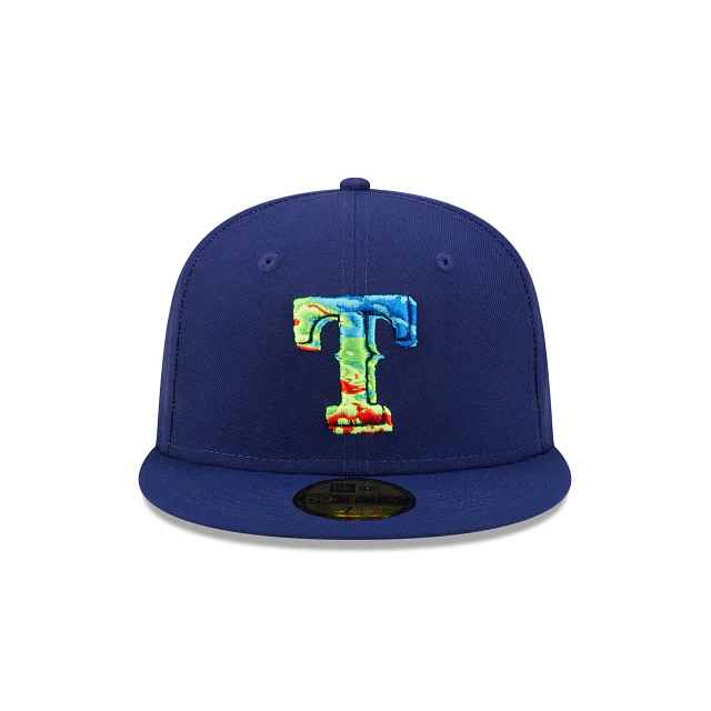 New Era Texas Rangers Infrared 2022 59FIFTY Fitted Hat - Image 2