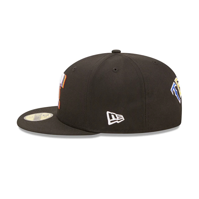 New Era  Texas Rangers Prismatic 2022 59FIFTY Fitted Hat - Image 4