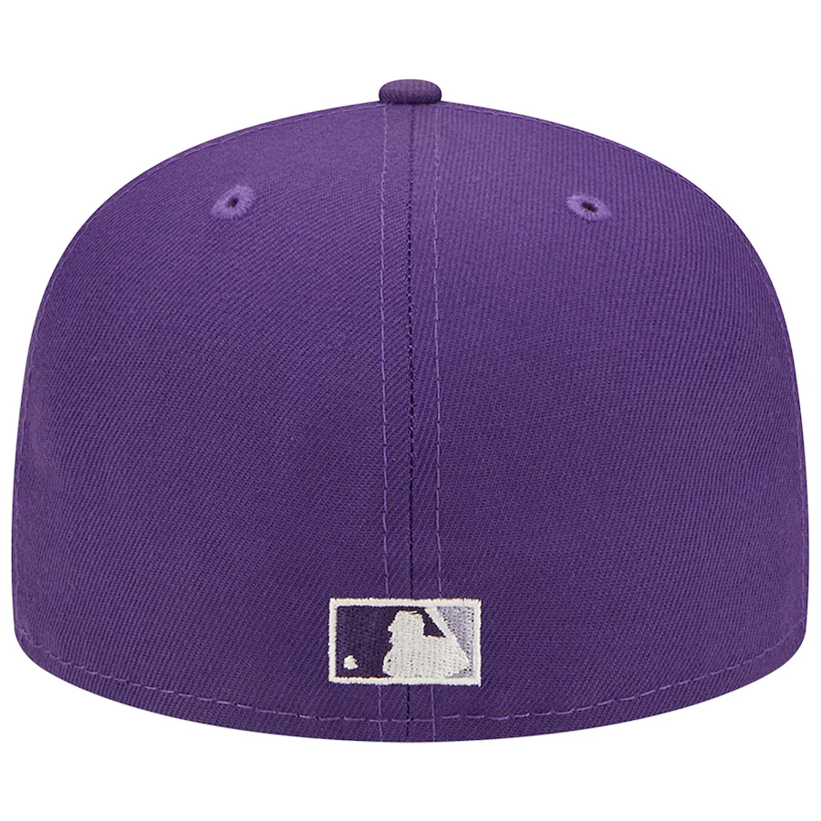 New Era Texas Rangers Purple Lavender Undervisor 59FIFTY Fitted Hat - Image 3