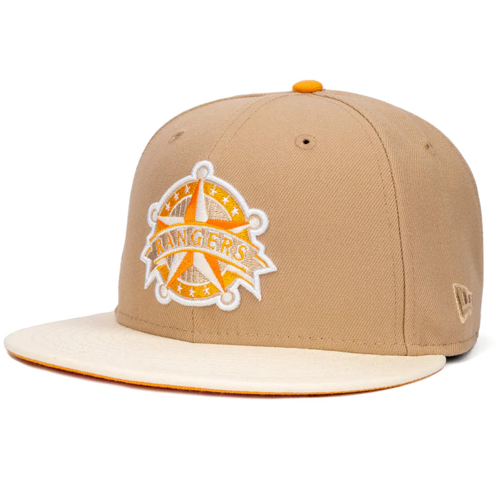 New Era Texas Rangers 'Sweet Nectar' Tan/Orange 59FIFTY Fitted Hat - Image 3