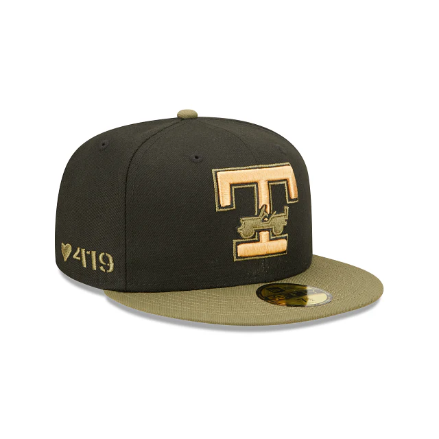 New Era  Toledo Mud Hens Theme Night Black 2022 59FIFTY Fitted Hat - Image 3