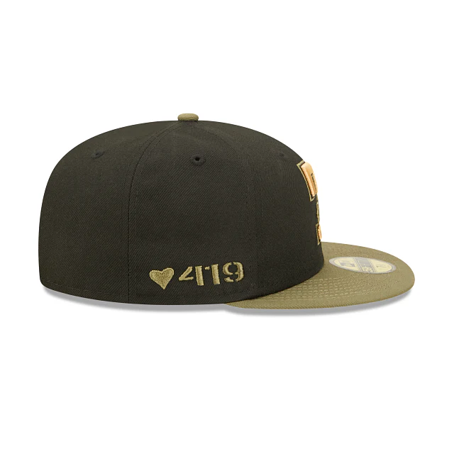 New Era  Toledo Mud Hens Theme Night Black 2022 59FIFTY Fitted Hat - Image 5