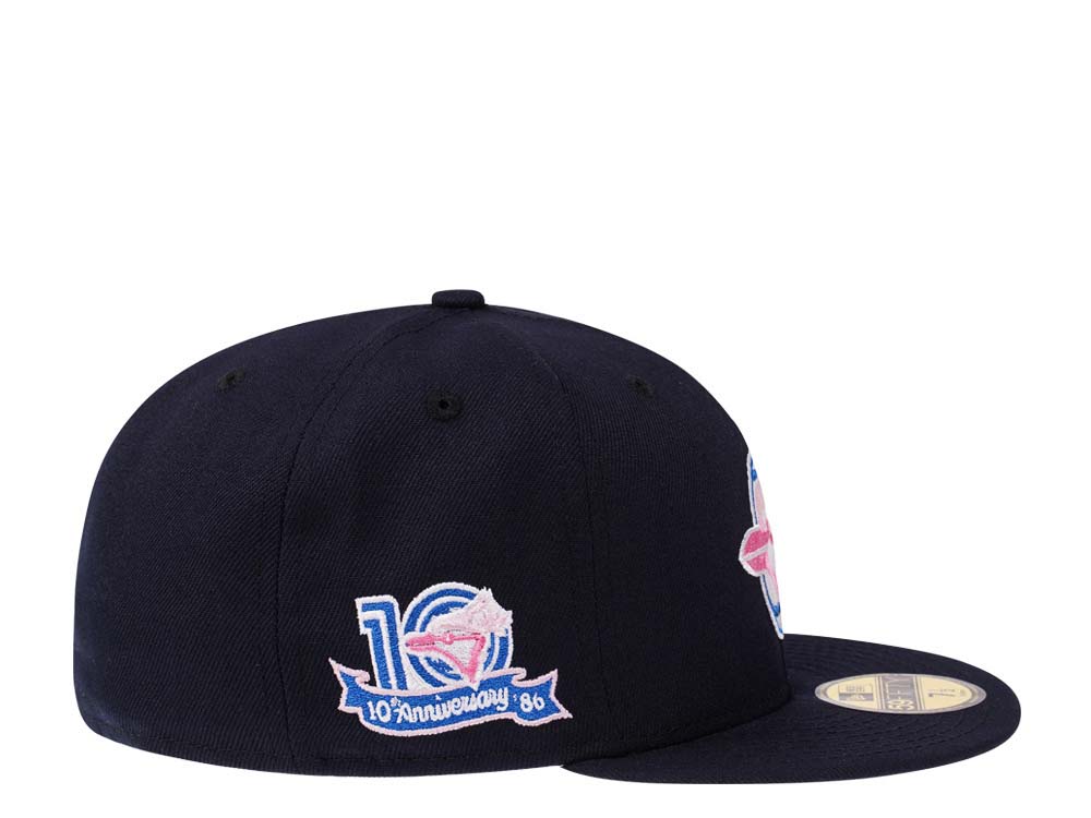 New Era Toronto Blue Jays 10th Anniversary Deep Blue Candy 59FIFTY Fitted Cap - Image 4