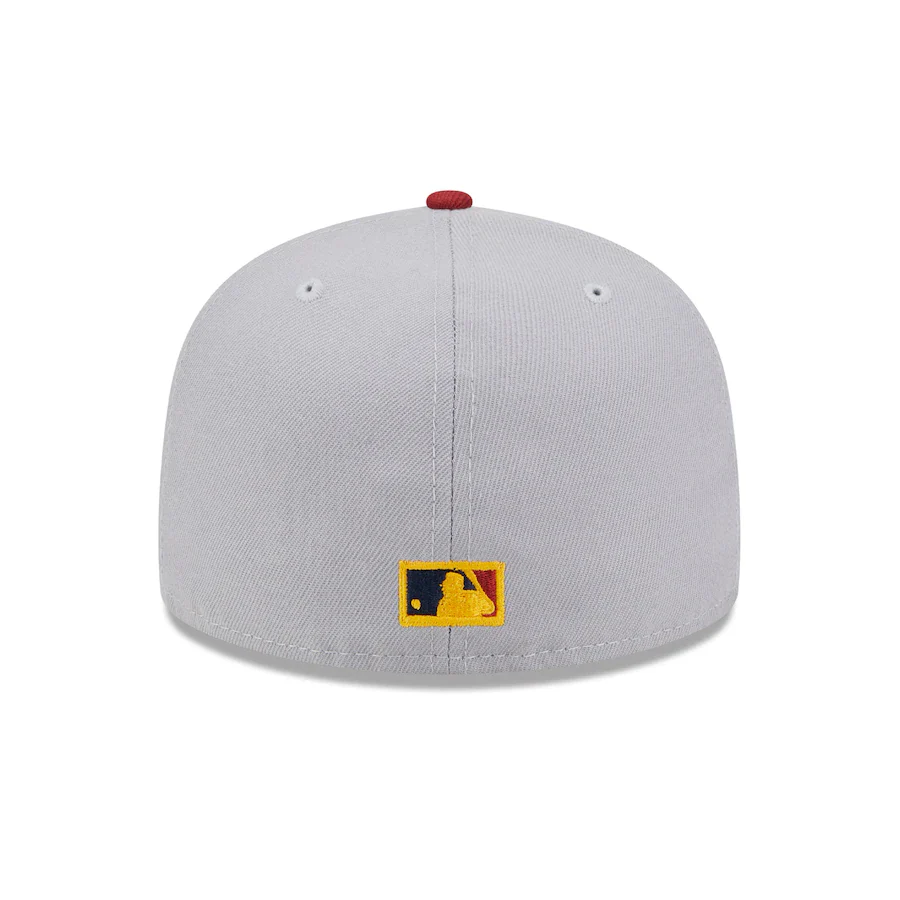 New Era Toronto Blue Jays Gray/Red Navy Undervisor 59FIFTY Fitted Hat - Image 3