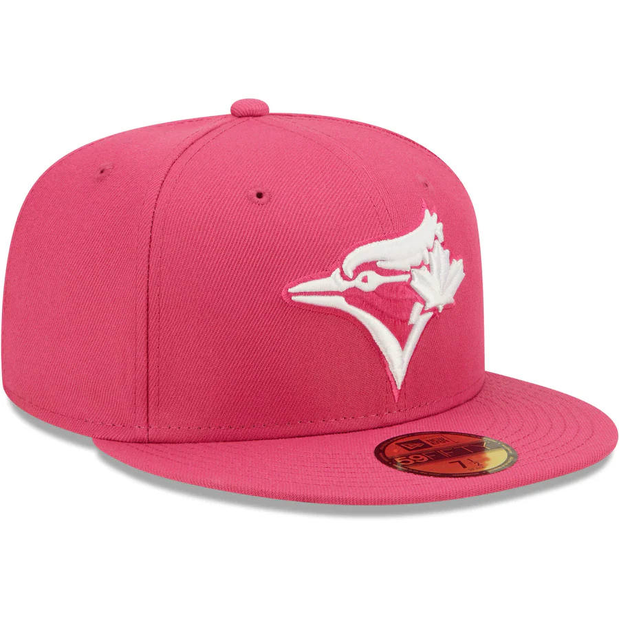 New Era Toronto Blue Jays Hot Pink 59FIFTY Fitted Hat - Image 4