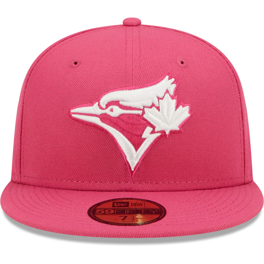 New Era Toronto Blue Jays Hot Pink 59FIFTY Fitted Hat - Image 5