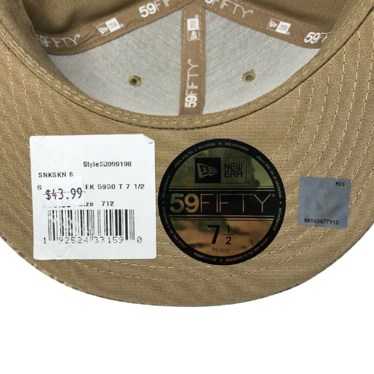 New Era Toronto Raptors Olive Snakeskin 59FIFTY Fitted Hat - Image 6