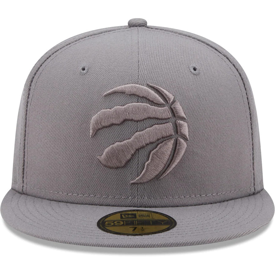 New Era Toronto Raptors Gray Color Pack 59FIFTY Fitted Hat - Image 2