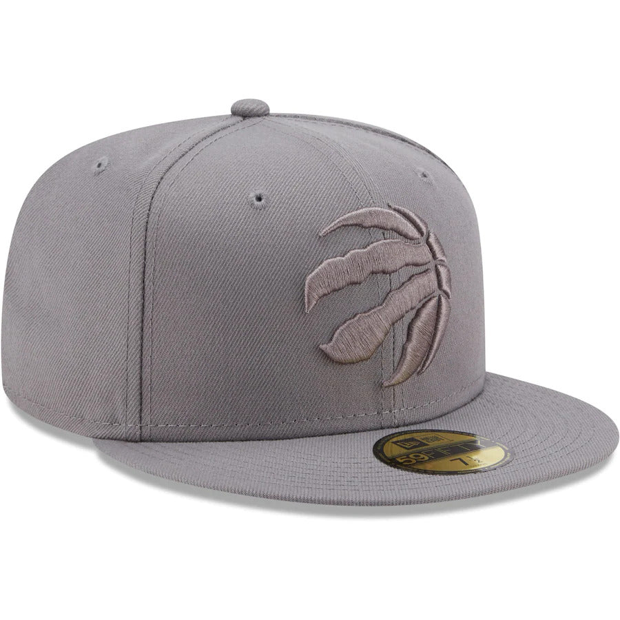 New Era Toronto Raptors Gray Color Pack 59FIFTY Fitted Hat - Image 3